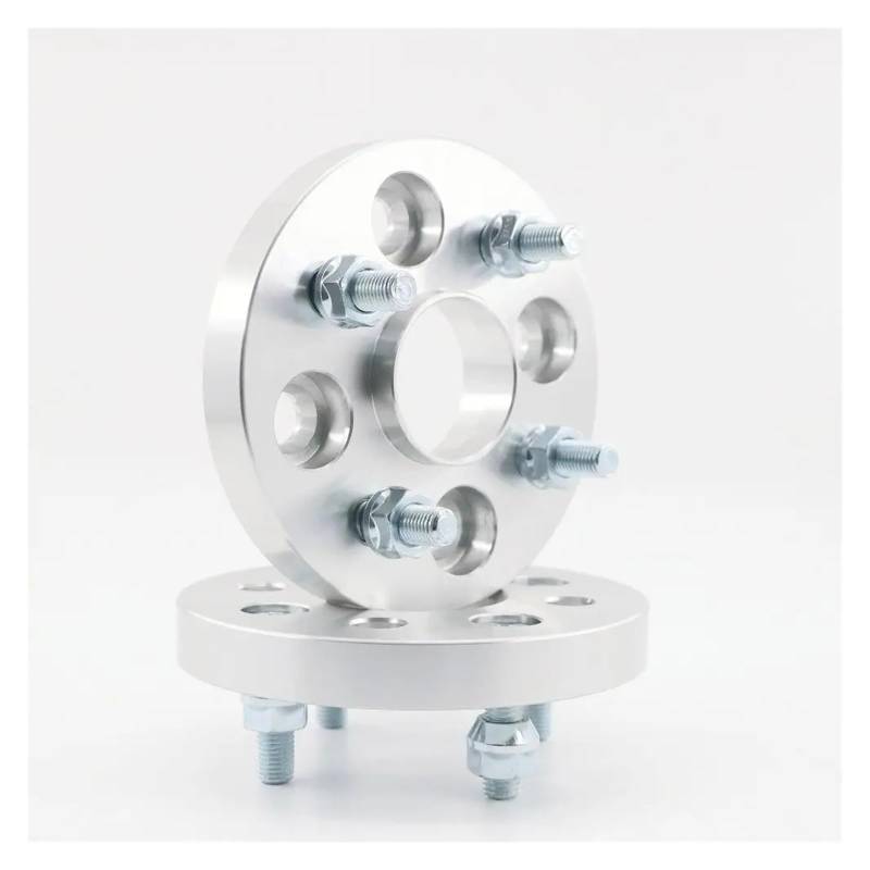 Auto-Rad-Distanzscheiben 15/20mm Spurverbreiterungen Adapter Aluminium PCD 4x100 CB 56,1 Studs12x1,5 Auto Felgen Zubehör 2 Stück Autos Spurverbreiterungen(15mm) von FFOCCO