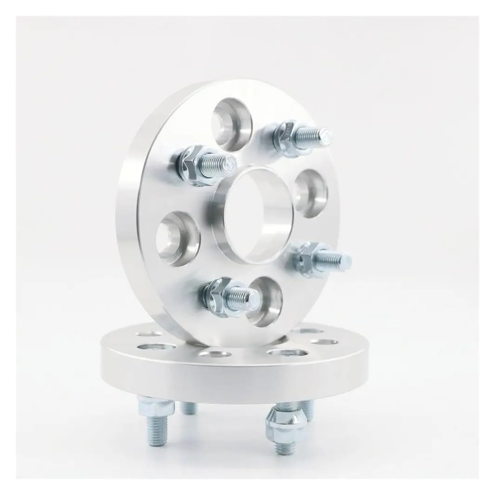 Auto-Rad-Distanzscheiben 15/20mm Spurverbreiterungen Adapter Aluminium PCD 4x100 CB 56,1 Studs12x1,5 Auto Felgen Zubehör 2 Stück Autos Spurverbreiterungen(20mm) von FFOCCO