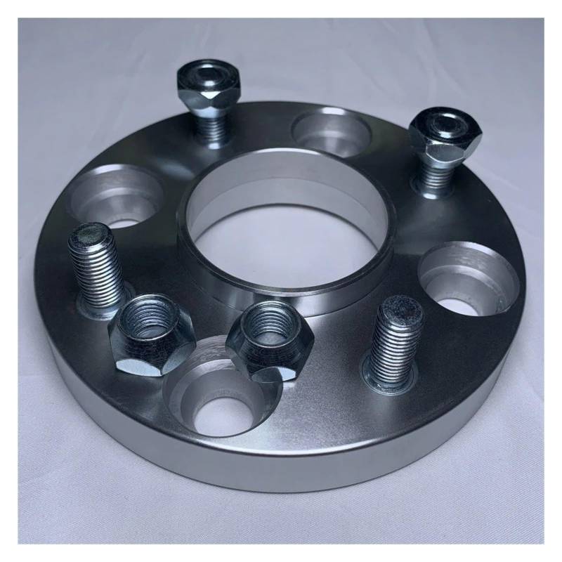 Auto-Rad-Distanzscheiben 2 Stück 15mm Aluminium Legierung PCD 4x100 Hub Centric 54,1mm Rad Adapter Spacer Radbolzen M12x1.5 Autos Spurverbreiterungen von FFOCCO