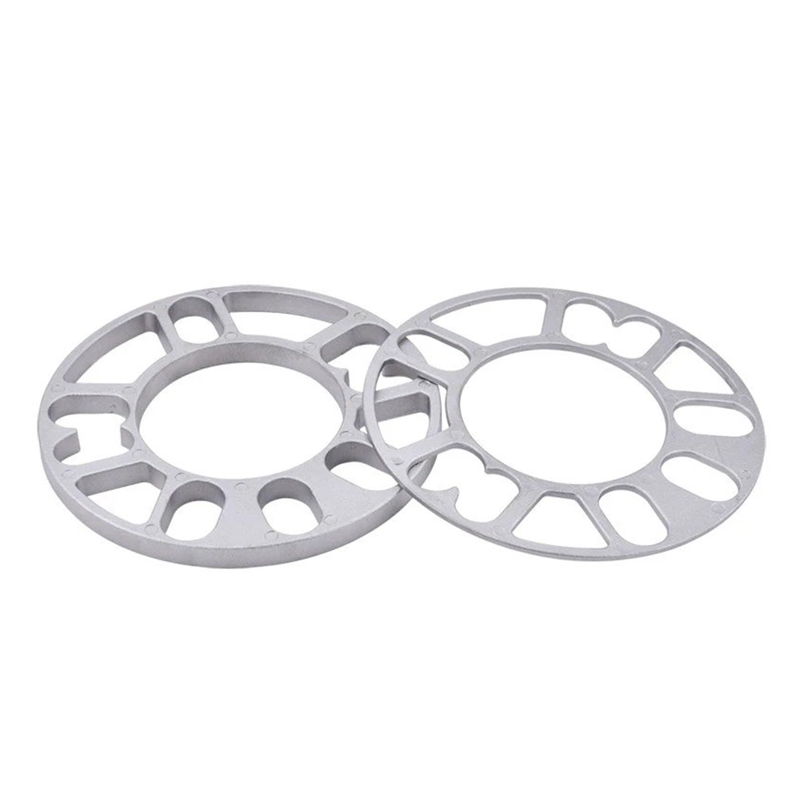 Auto-Rad-Distanzscheiben 3mm 5mm 8mm 10mm Aluminium Legierung Spurverbreiterungen Dichtung Reifen Hub Adapter 1 Paar Autos Spurverbreiterungen(3mm) von FFOCCO