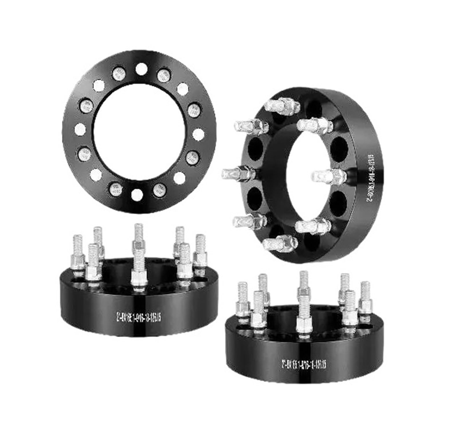 Auto-Rad-Distanzscheiben Für Dodge Für Ram 2500 3500 1994-2011 Spurverbreiterungen 8 "x 6,5" Radadapter 8 Lug Geschmiedete Spacer 9/16 "-18 Bolzen Spacer Autos Spurverbreiterungen(1.5inch 106.1mm) von FFOCCO