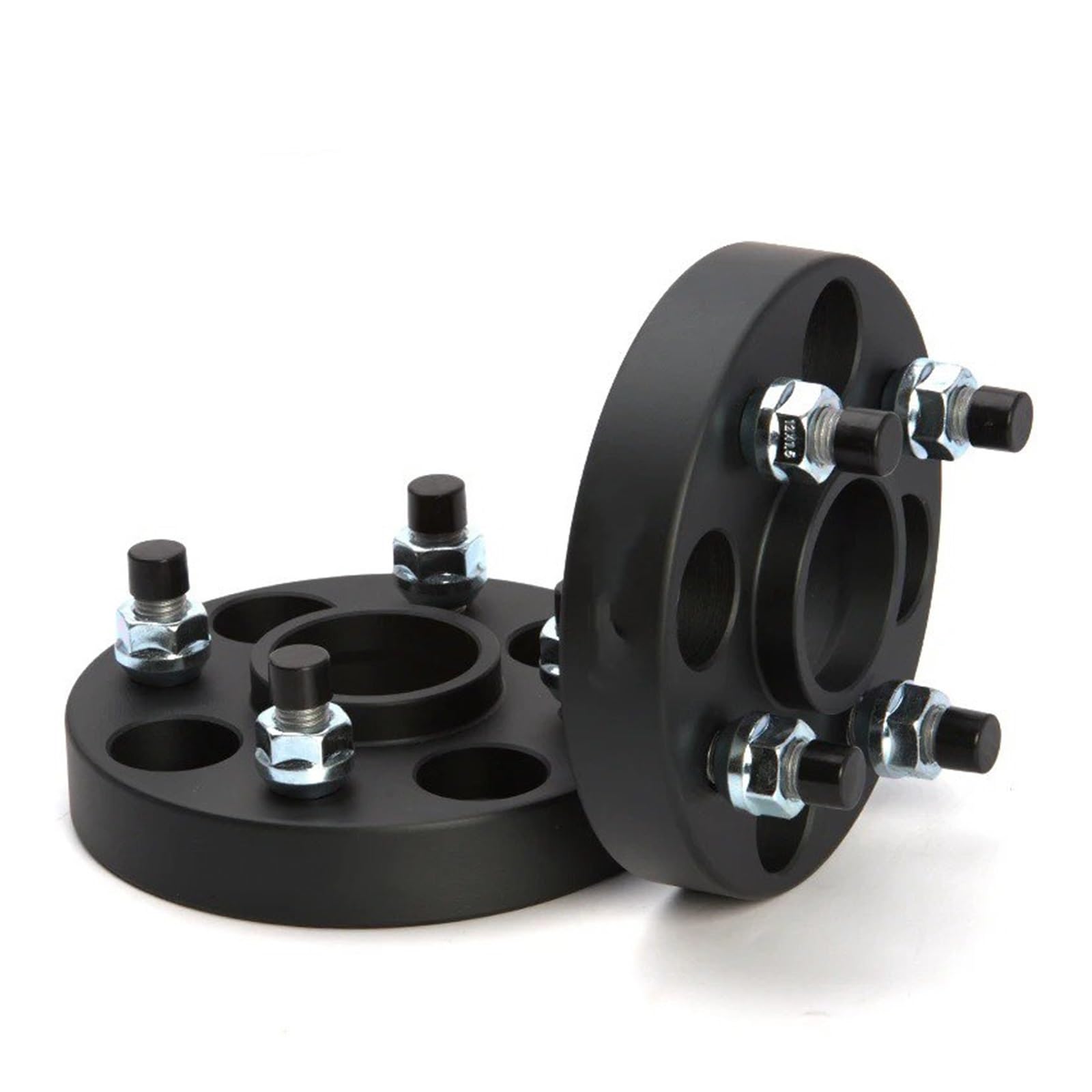 Auto-Rad-Distanzscheiben Für Fiat 500 500C Für Brava Für Panda Für Punto 15/20/25/30/35/40mm 4 Lug Spurverbreiterung Adapter 2 Stück PCD 4x98 CB 58,1mm Autos Spurverbreiterungen(15mm Black) von FFOCCO