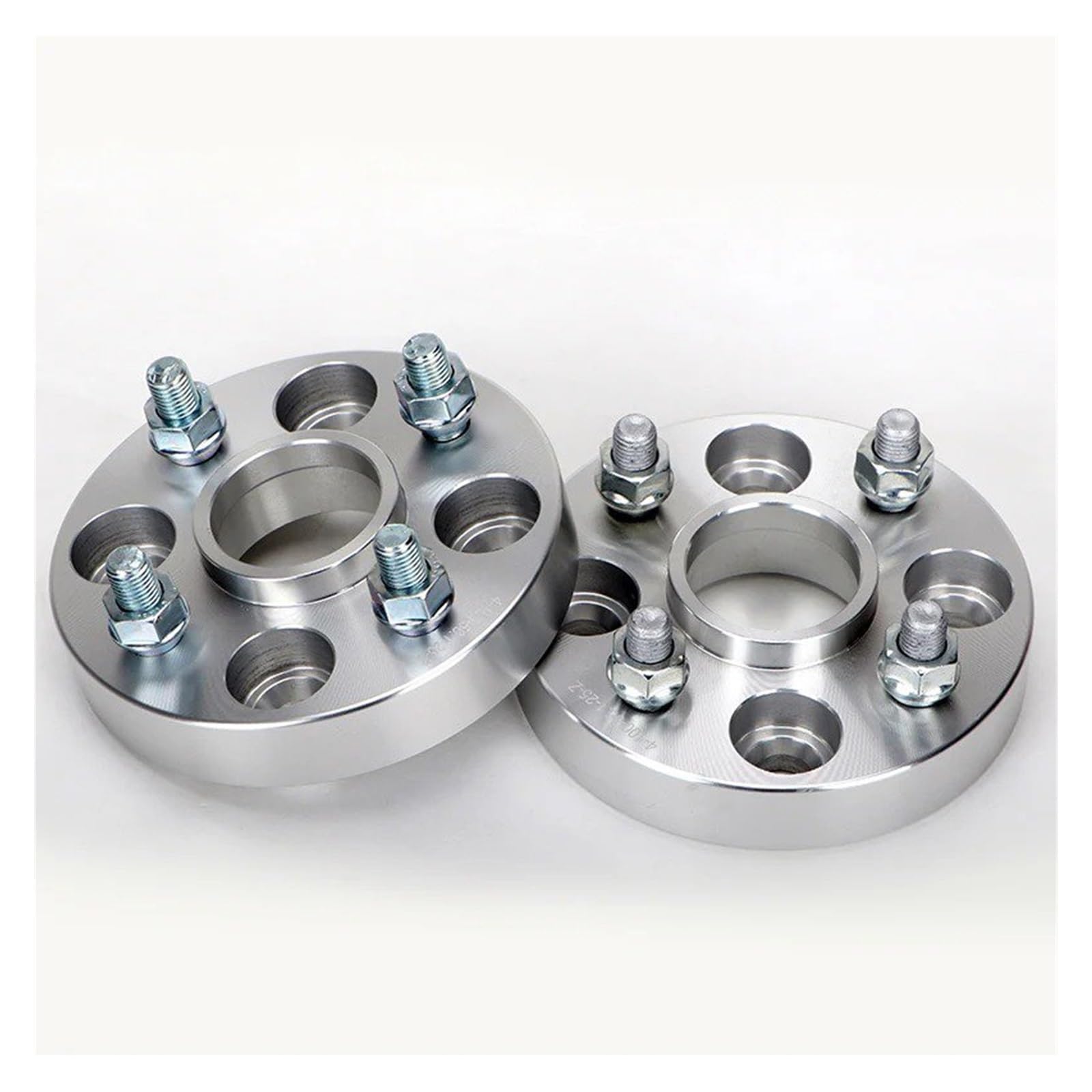 Auto-Rad-Distanzscheiben Für Für Mini 4 Lug 2 Stück 20/25/30/35/50mm PCD 4x 100 CB 56,1mm Rad Spacer Adapter Autos Spurverbreiterungen(60mm Silver) von FFOCCO