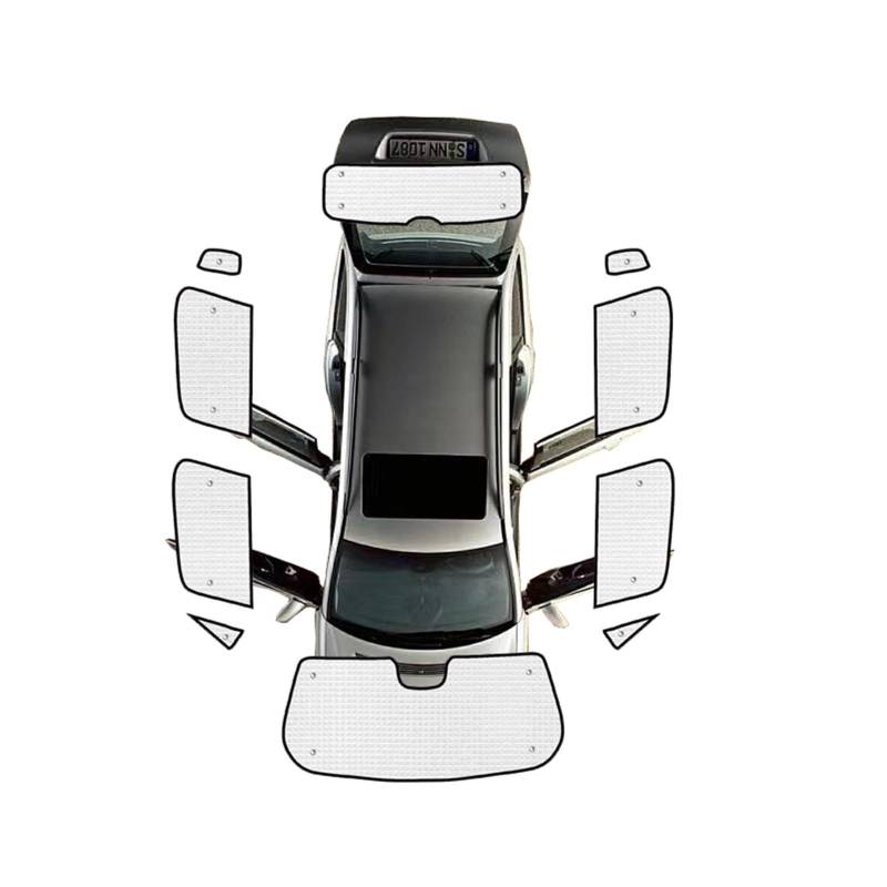 FFOCCO Auto Sonnenschutz Für Jeep Für Renegade BU 2014~2021 Auto Vorhänge Fenster Schattierung Fenster Sonnenschutz Anti-UV Auto Volle Sonnenblenden Autofenster Sonnenschutz(All Sunshades) von FFOCCO