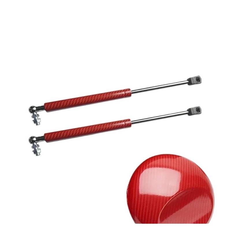 Gasdruckfeder Dämpfer Für Mitsubishi Für Lancer EX 2010-2016 Auto-Styling Refit Haube Motorhaube Gas Shock Strut Bars Unterstützung Stange NO210415234450 Dämpfer Gasfeder(Carbon Red) von FFOCCO