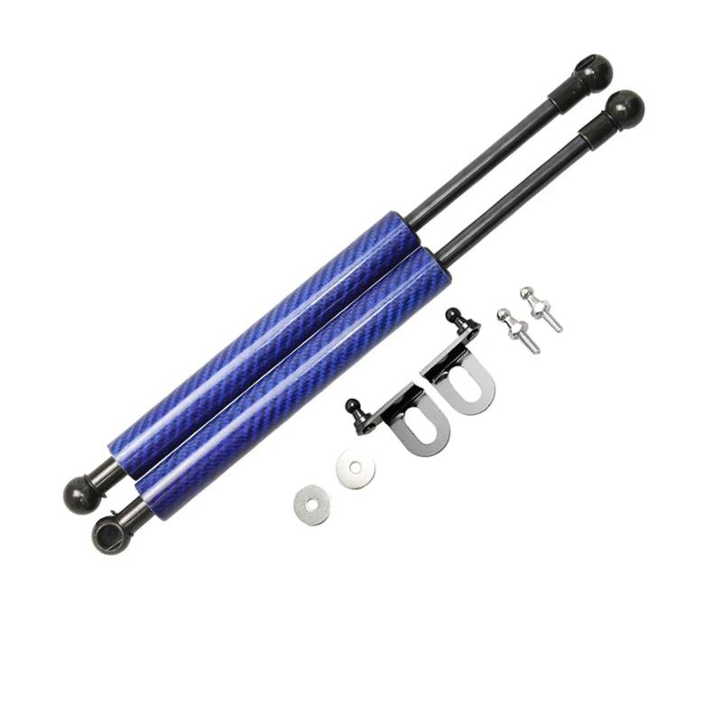 Gasdruckfeder Dämpfer Für Subaru Für Impreza Für Outback Für Saab 2002-2007 Front Hood Bonnet Gas Streben Prop Stange Lift Unterstützung Dämpfer Gasfeder(Blue Carbon Fiber) von FFOCCO