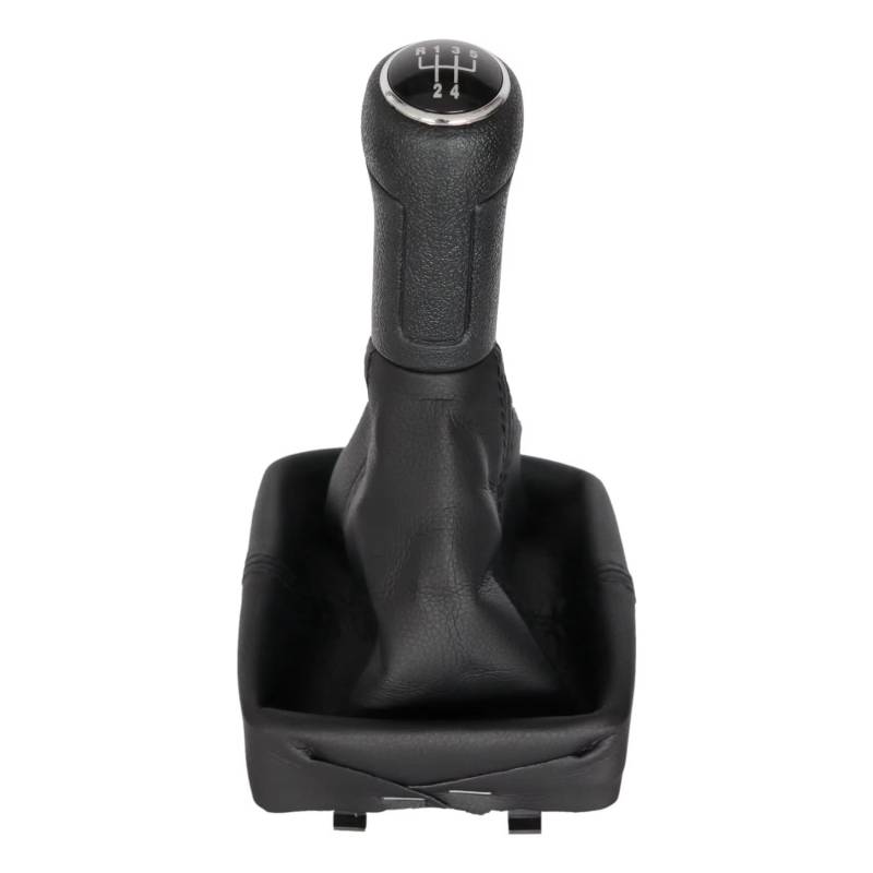 Schaltknauf Für Polo MK4 9N 9N2 2002-2009 5-Gang-Auto-Schaltknauf Schalthebel Stick Gamasche Boot-Abdeckung Schaltgetriebe von FFOCCO