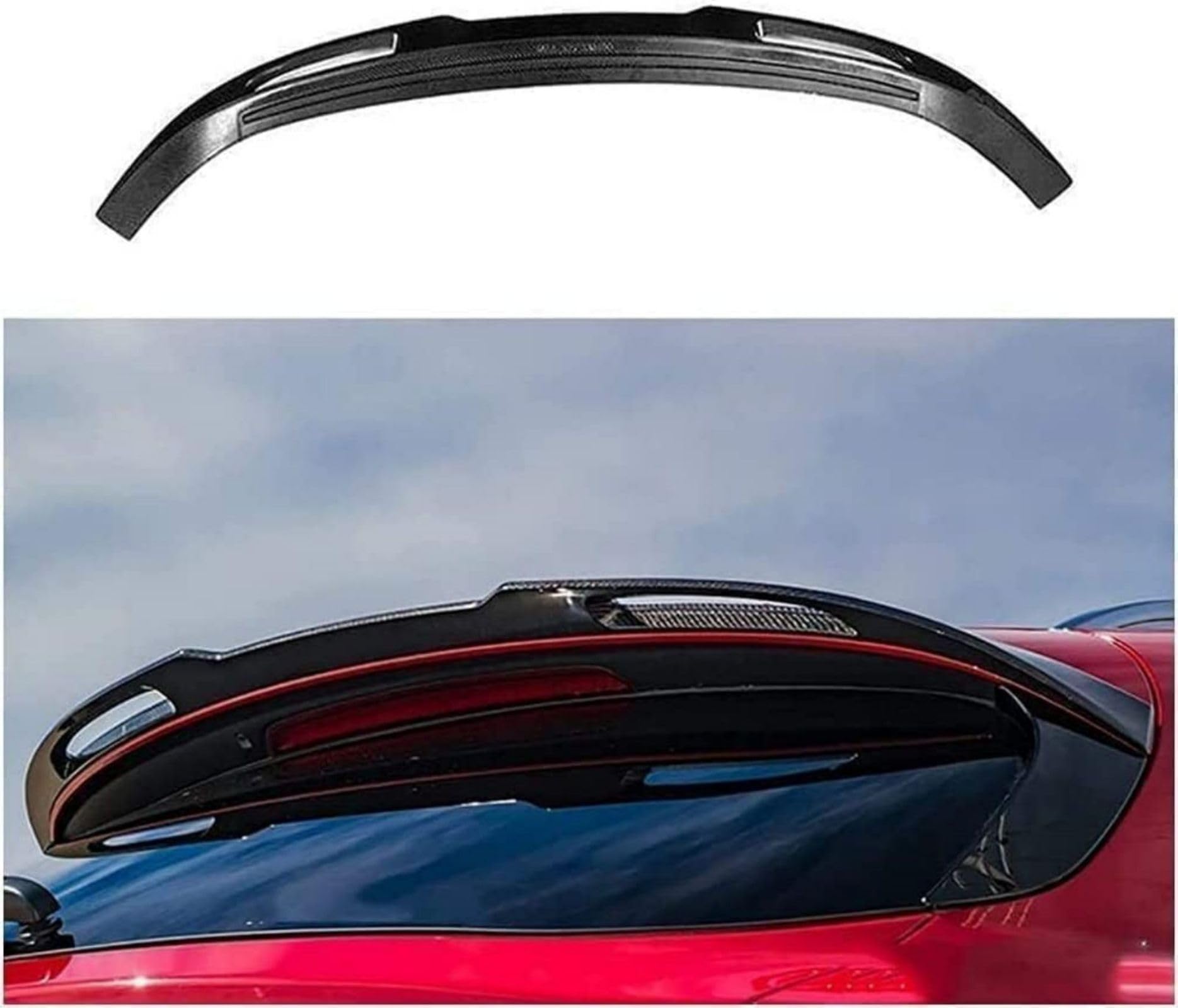 Auto Heckspoiler für Alfa Romeo Stelvio 2017 2018 2019 2020, Heckspoiler Flügel Lippe Auto Styling Accessories von FFSWQAZ4A1