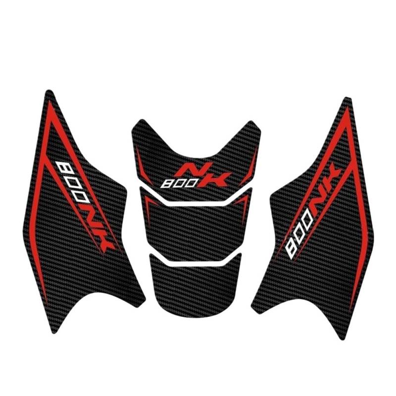 Motorrad Tankpad Schutz FÜR CF&Moto CF800NK CF 800 NK 800NK 2023 Motorrad Anti Slip Heizöl Tank Pad Seite Knie Grip Aufkleber Protector Aufkleber Pads von FFXDEQ