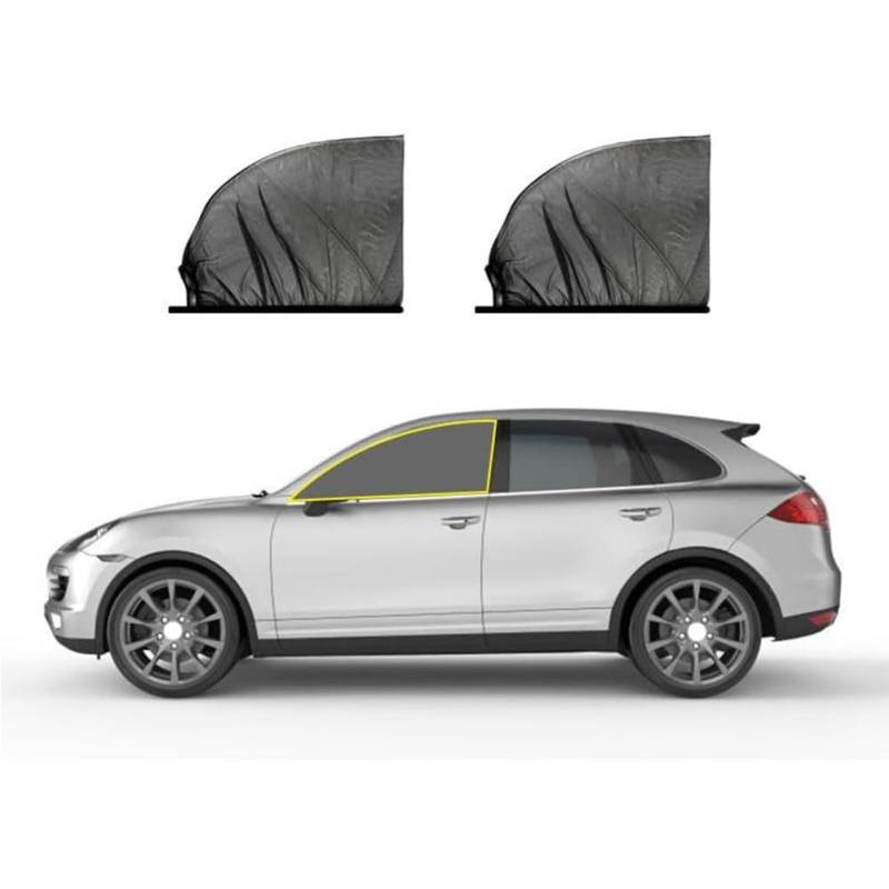 Auto Sonnenschutz für Audi A3 2014-2017, Elastizitä Sonnenblende Auto Netz aus Netzmaterial Autofenster Sonnenschutzrollos mit UV Schutz Autozubehör,C/FRONTWINDOW von FGAITH