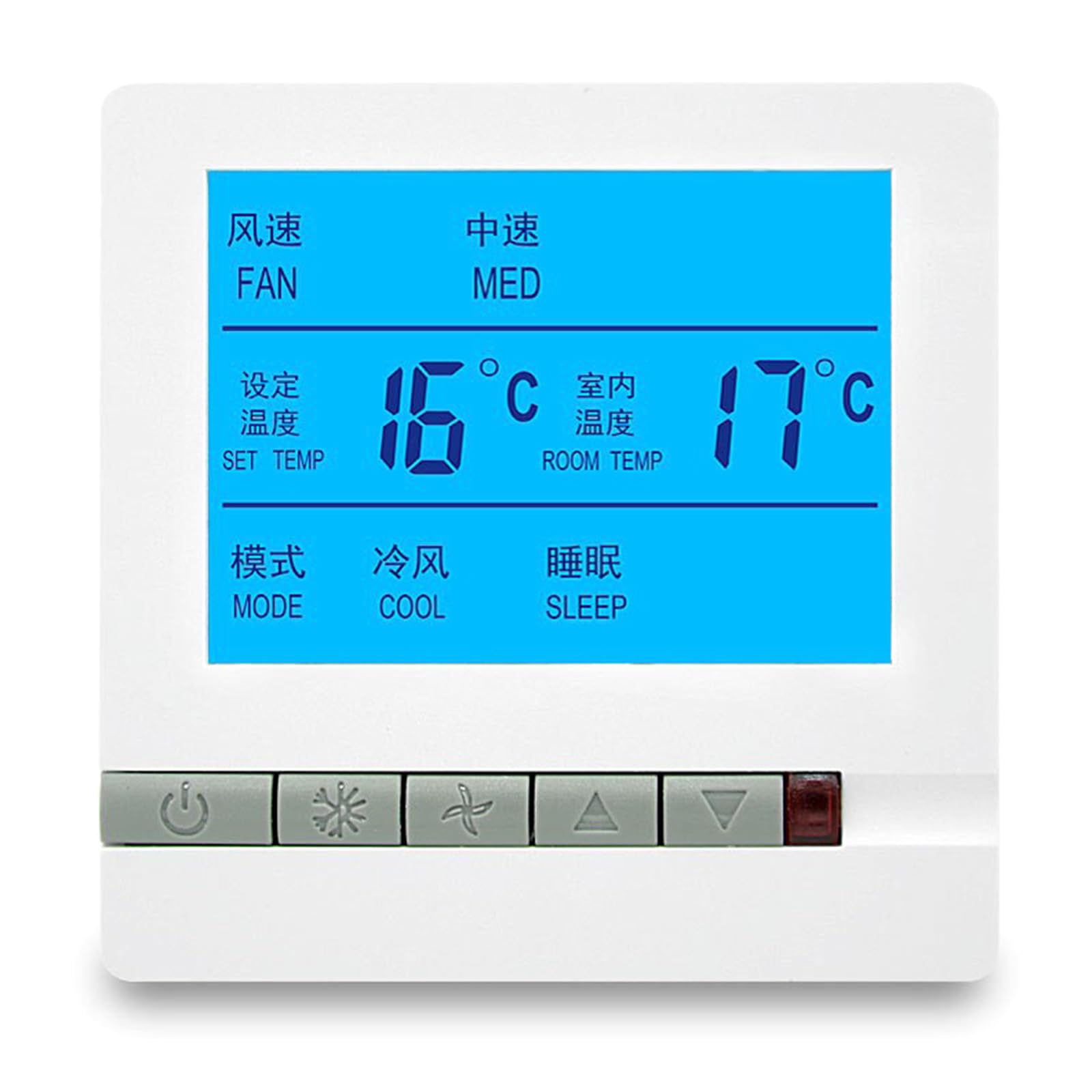 Digital Thermostat LCD Display Unterbodenheiztemperatur Controller Intelligent Steuerung Schalter Panel von FGDTREE