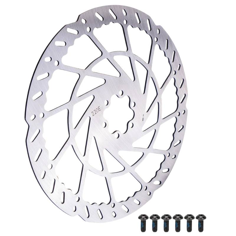 Edelstahl Fahrräder Scheibenbremse Rotor 140/160/180/203/220 mm Rennräder Rotor mit Schrauben Verschleißfestigkeit Fahrrad Rotor von FGDTREE