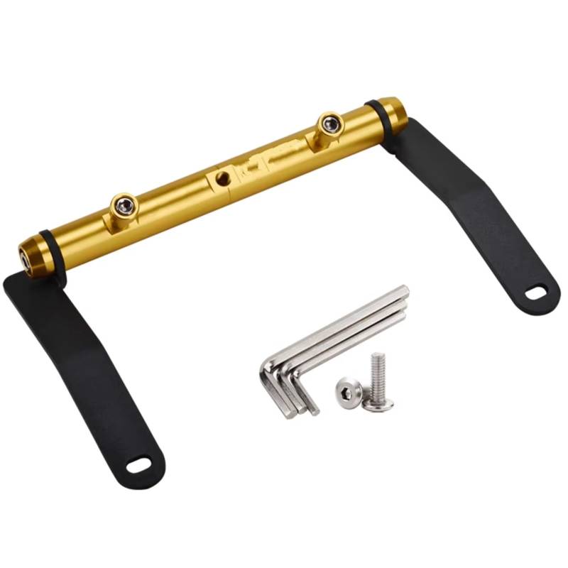 Motorrad Handyhalterung FÜR SYM FÜR MAXSYM 400 FÜR Maxsym400 2021 2022 Motorrad Handy Halter GPS Navigation Halterung Fahren Recorder Stehen Unterstützung(Gold) von FGKDLDZCZM