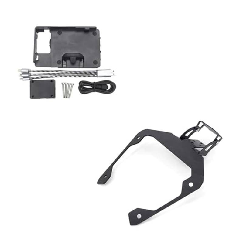 Motorrad Handyhalterung Für Forza 750 Für Forza750 Für NSS750 Navigation Stand Telefon Halter Handy GPS Platte Halterung Unterstützung Halter Navigation Stand Halter(AB - with Logo) von FGKDLDZCZM