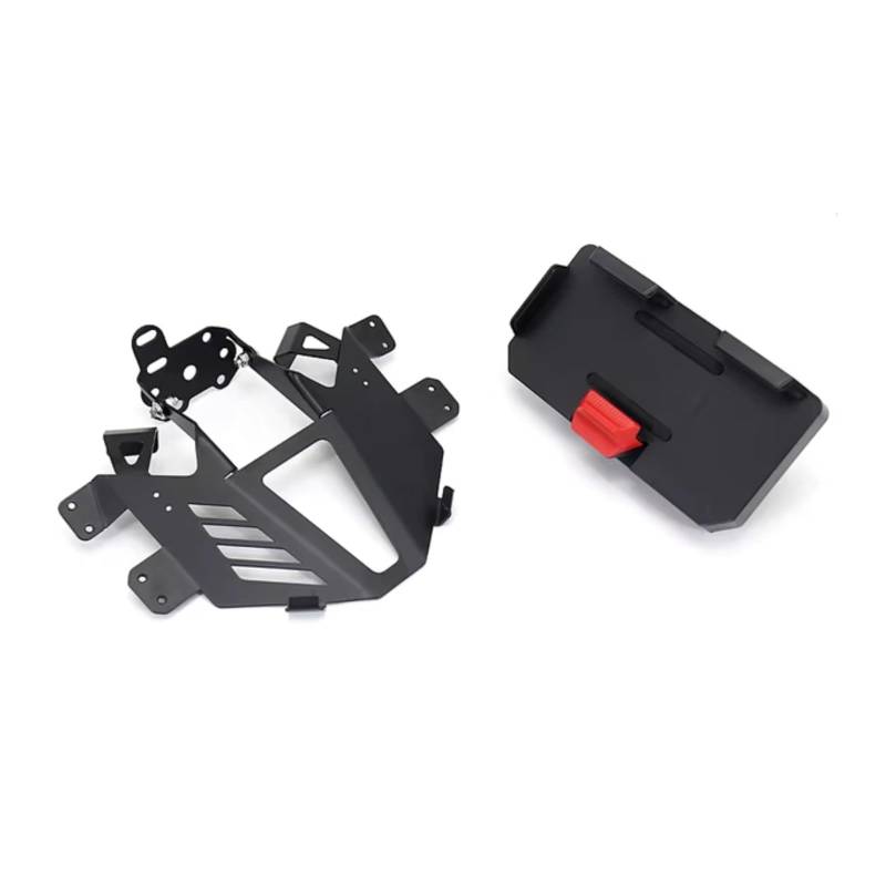 Motorrad Handyhalterung Für Kymco Für AK550 Motorrad Frontscheibe GPS Telefon Stehen Navigation Halterung Supporter Halter Adapter Halter(Wireless - kit) von FGKDLDZCZM