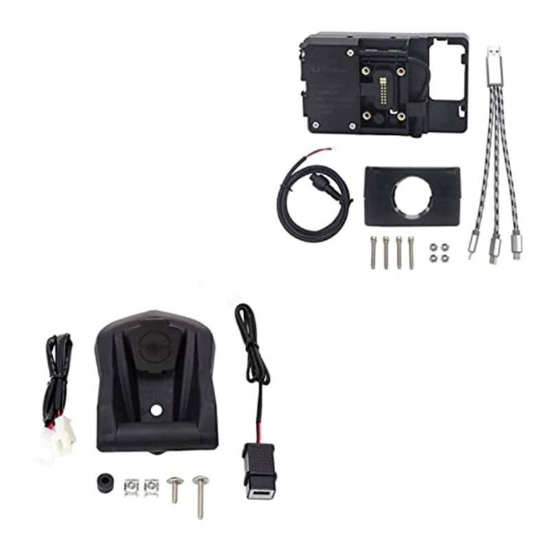 Motorrad Handyhalterung Für T-MAX 530 DX SX Für T-max 560 2017 2018 2019 2020 2021 Motorrad Telefon Navigation Halterung Wireless USB Lade Halter Telefon Halter(‎22mm USB Holder) von FGKDLDZCZM