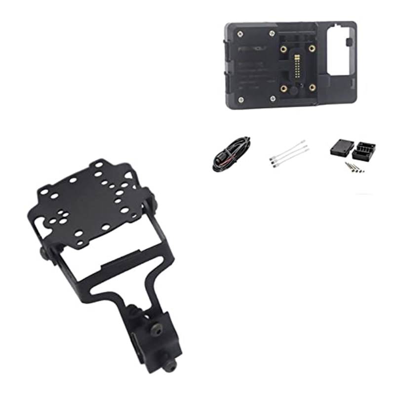 Motorrad Handyhalterung Für Tenere 660 Für XT660Z Motorrad Handy Halterung Navigation Halterung USB Drahtlose Ladestation Halterung Unterstützung(‎Wireless and Bracket) von FGKDLDZCZM