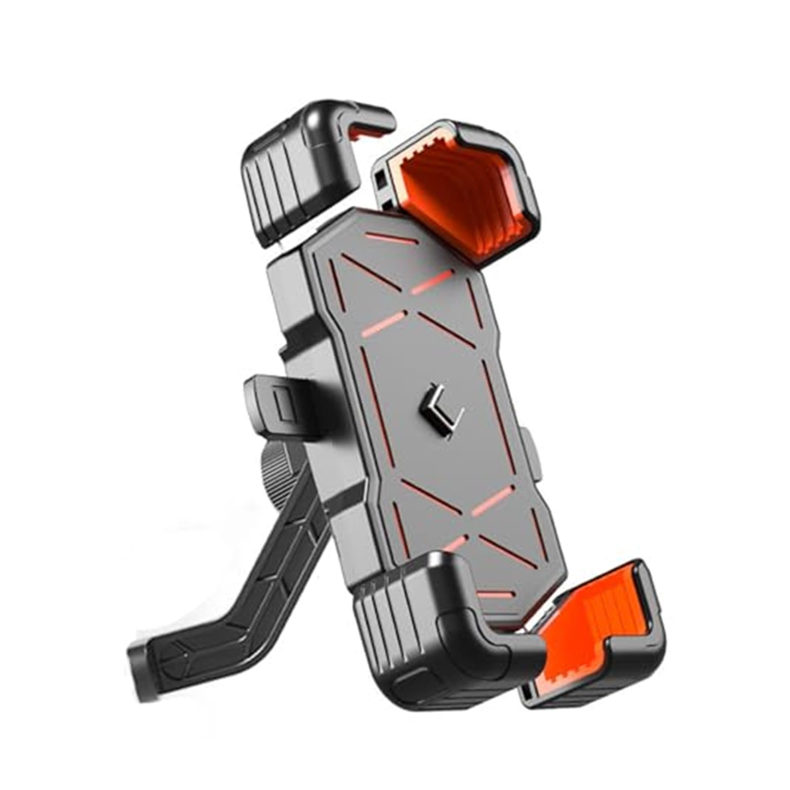 Motorrad Handyhalterung Für Transalp Für Xl600v Für Xl650v Für Xl700v 360 ° Drehbare Motorrad Fahrrad Telefon Halter Motorrad Telefon Halterung Anti-Shake(‎Orange) von FGKDLDZCZM