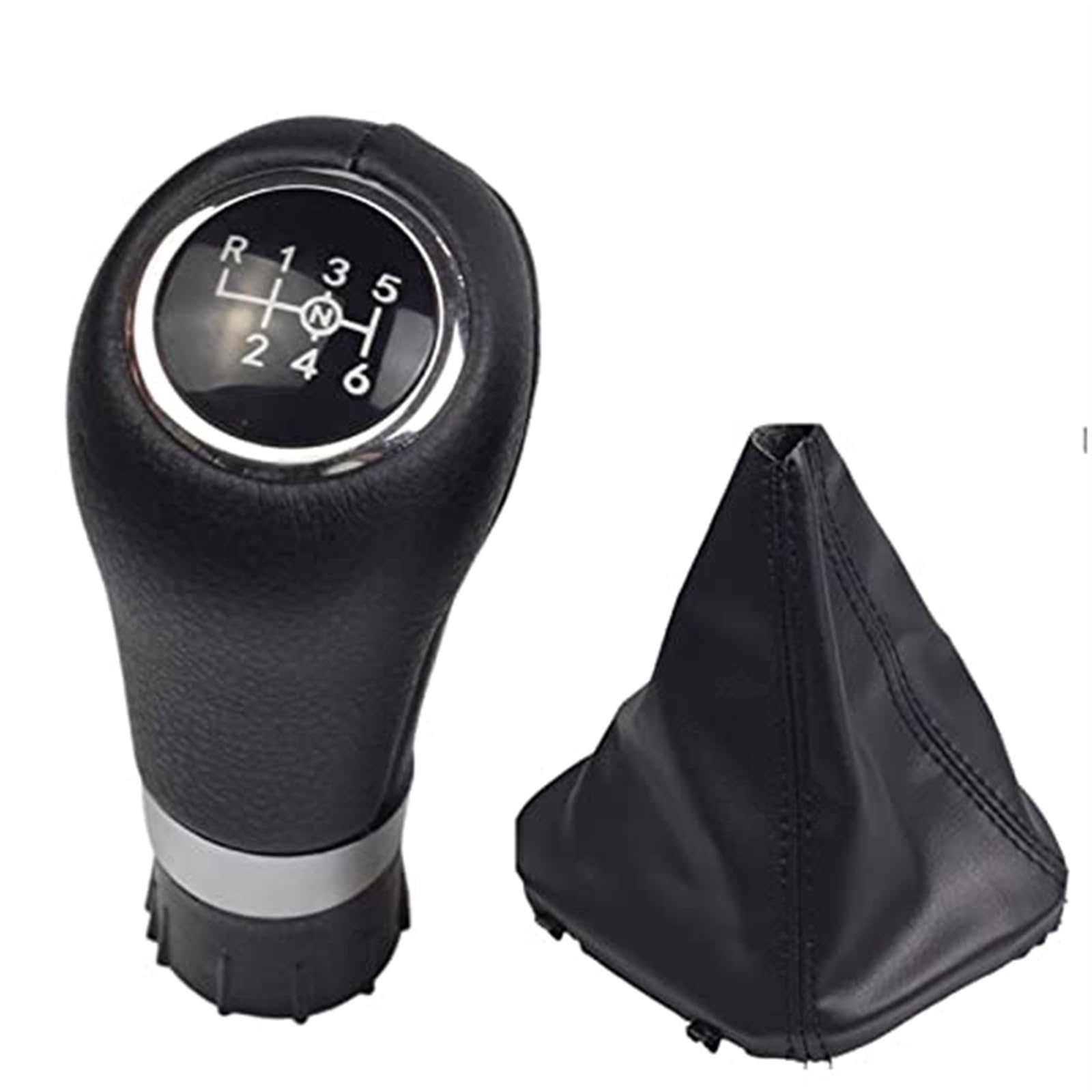 SchaltknäUfe 6 Speed Gear Stick Shift Knob for Benz W203 S203 CL203 W209 W204 C204 C63 C300 C250 W207 A207 W212 Car-Styling Gear Shift Knob Head(‎Black-6-up-14.5) von FGKDLDZCZM