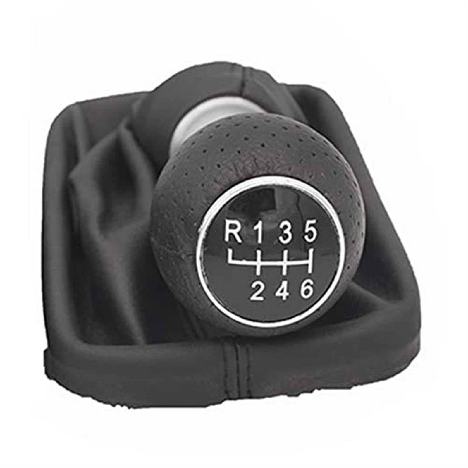 SchaltknäUfe Für Mini R50 D R52 R53 Für Cooper S 2001 2002 2003 2004 2005 2006 2007 Auto Hand Geschwindigkeit Schaltknauf Shifter Hebel Hand Ball(‎Black Line R123456) von FGKDLDZCZM