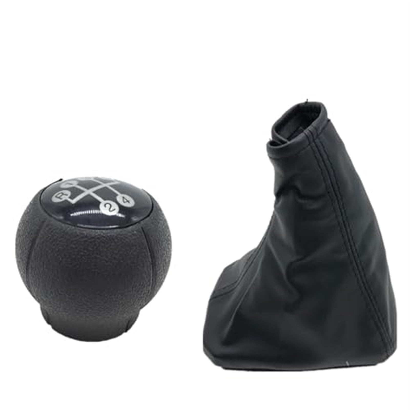 SchaltknäUfe Für Opel Für Corsa C (01-06) Für TIGRA B (04-12) Für Combo C (01-11) Schaltknauf Hebel Boot Auto Anti Slip Parkplatz Handbremse(‎2pcs Gear Knob Cover) von FGKDLDZCZM