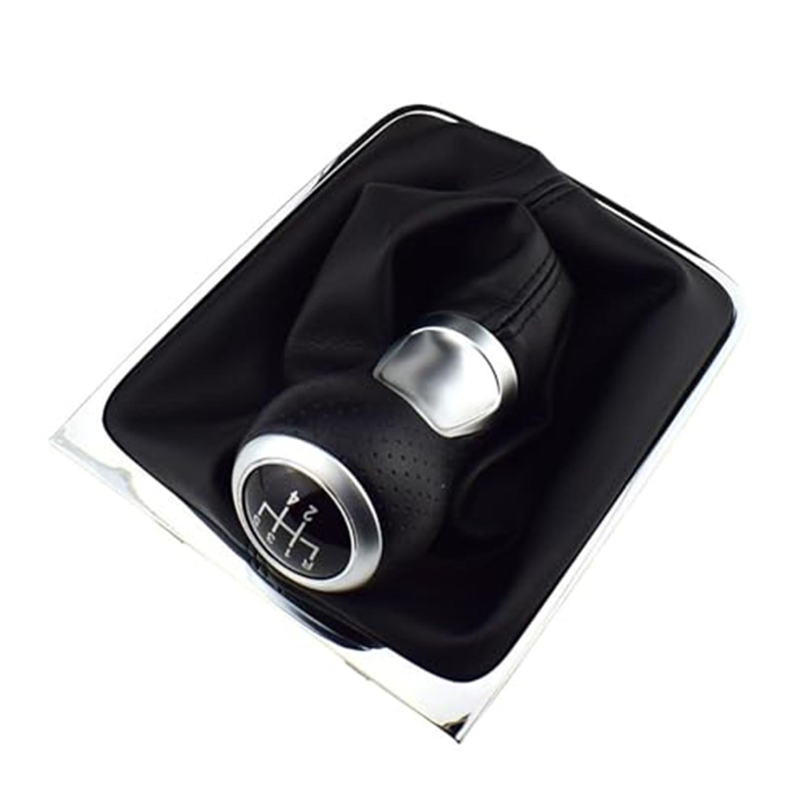 SchaltknäUfe Für Passat Für B6 2005 2006 2007 2008 2009 2010 2011 Leder Auto Manuelle Getriebe MT Schaltknauf Gaitor Boot 5 6 Speed ​​Shifter Knob(‎5 Speed-4) von FGKDLDZCZM