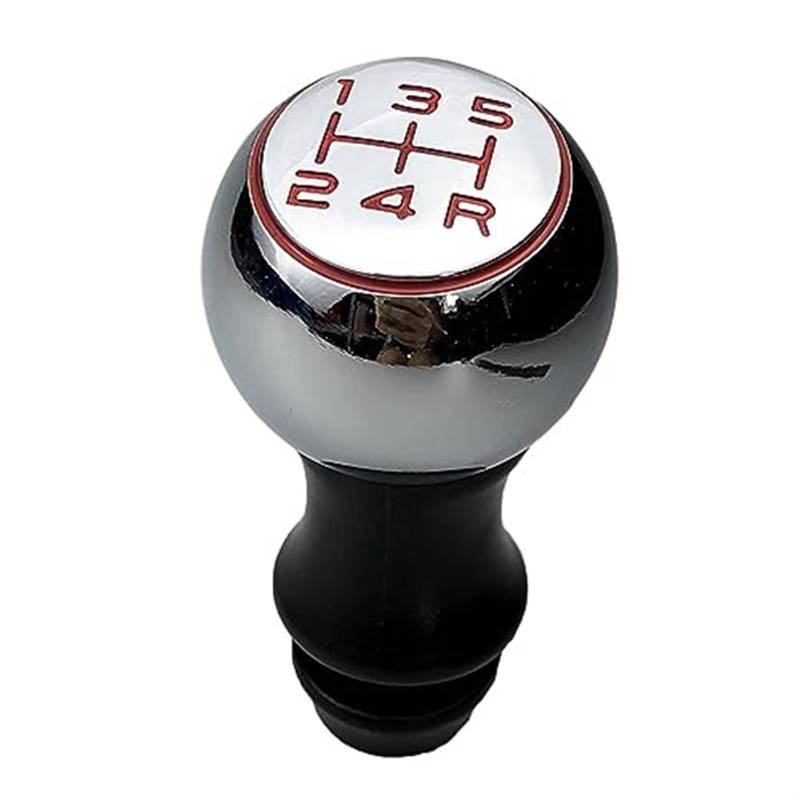 SchaltknäUfe Für Peugeot 106 206 306 406 107 207 307 407 301 308 2008 3008 5 Speed ​​Shifter Knob Auto hebel Shifter Griff Stick(‎Chrome Red Knob) von FGKDLDZCZM