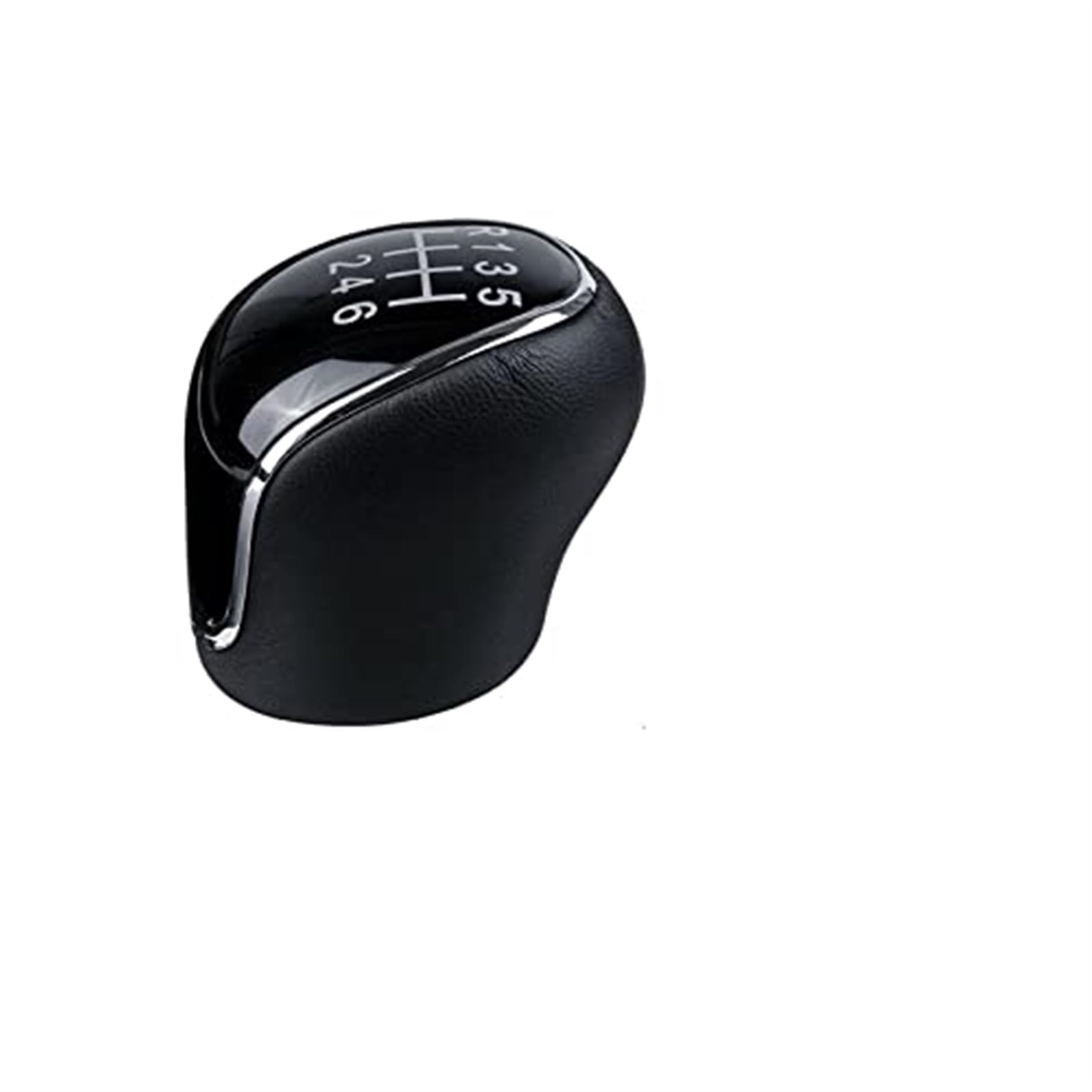 SchaltknäUfe Für für C-Max für Focus Mk2 Mk3 für Grand für Galaxy für Kuga für Transit für Auto Shifter 1 Stück Schaltknauf aus schwarzem Leder von FGKDLDZCZM