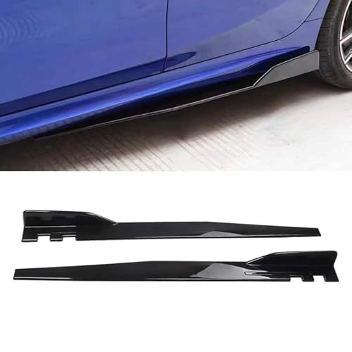 Auto Seitenschweller für Audi S6 (2016 2017 2018 2019 2020 2021 2022 2023 2024), Anti Kratz Diffusor Winglet Wings Bumper Kit Auto Zubehör,Black von FGMSSOUG