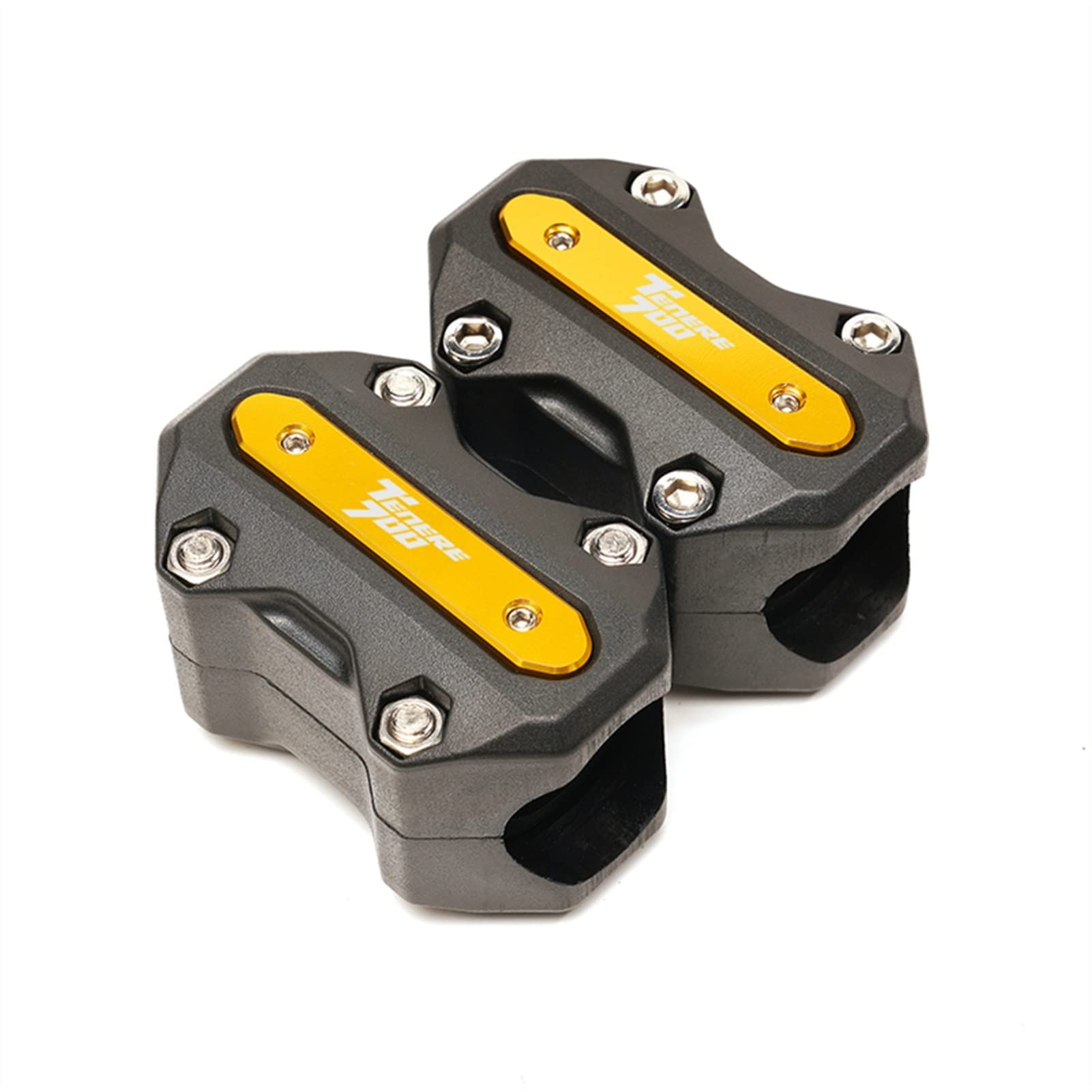 FGOOEBNE Sturzpads Motorrad Für YH TENERE 700 2019-2022 Tenere700 XTZ 700 Motorrad Motorschutzschutz Stoßstange Zierblock(Gold) von FGOOEBNE