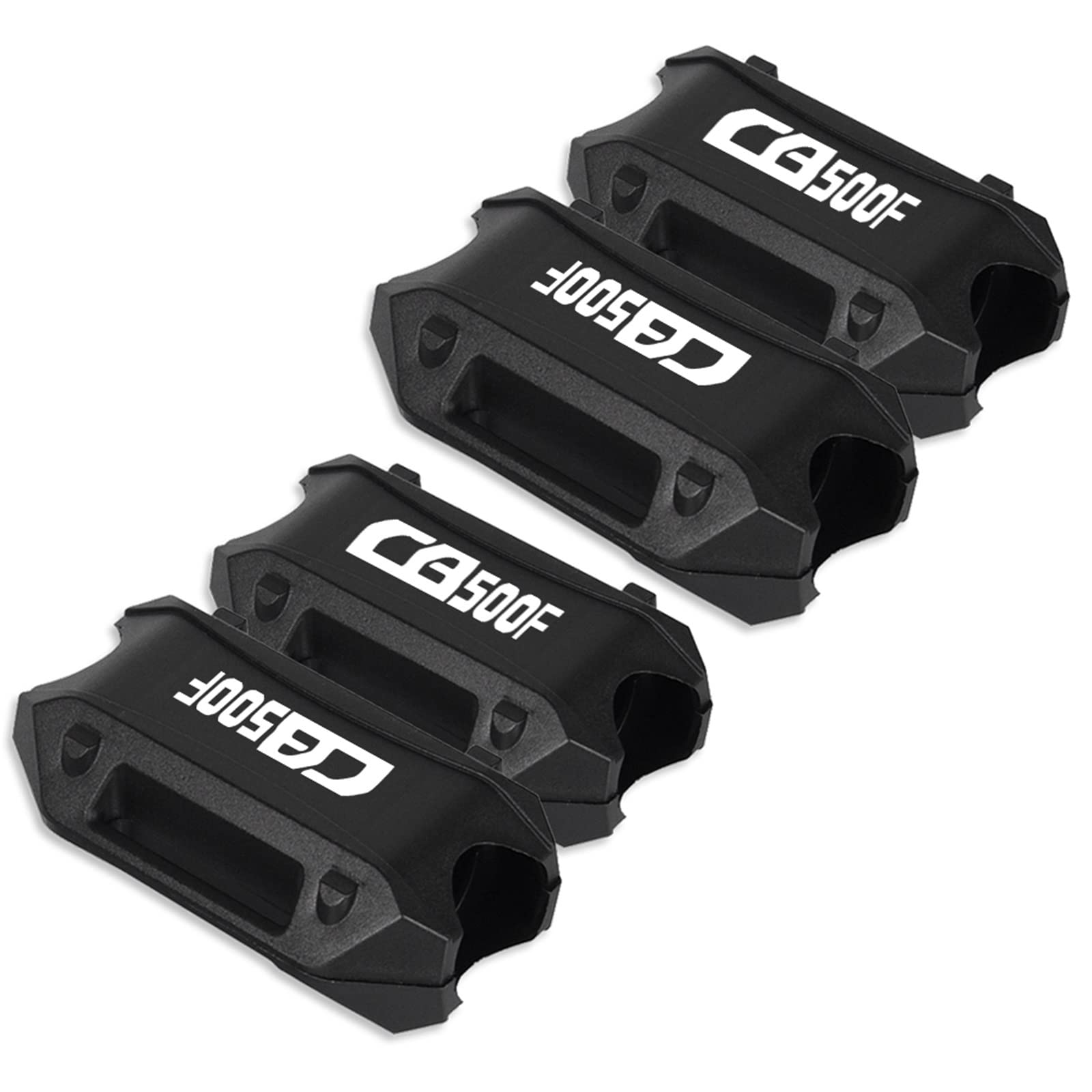 FGOOEBNE Sturzpads Motorrad Motorrad Motorschutzbügel Stoßschutz Dekorativer Block 25 Mm Sturzbügel Für H CB500F CB 500 F CB500 F CB 500F Zubehör(2Pairs B) von FGOOEBNE