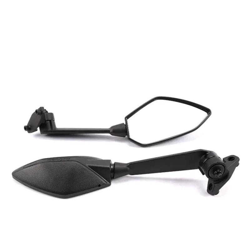 Lenkerspiegel Für CFMOTO 400GT 650GT CF400-5 CF650-8 Motorrad Rückspiegel Marke Motorrad Seitenspiegel Clear Vision Schwarz(A pair) von FGRggds