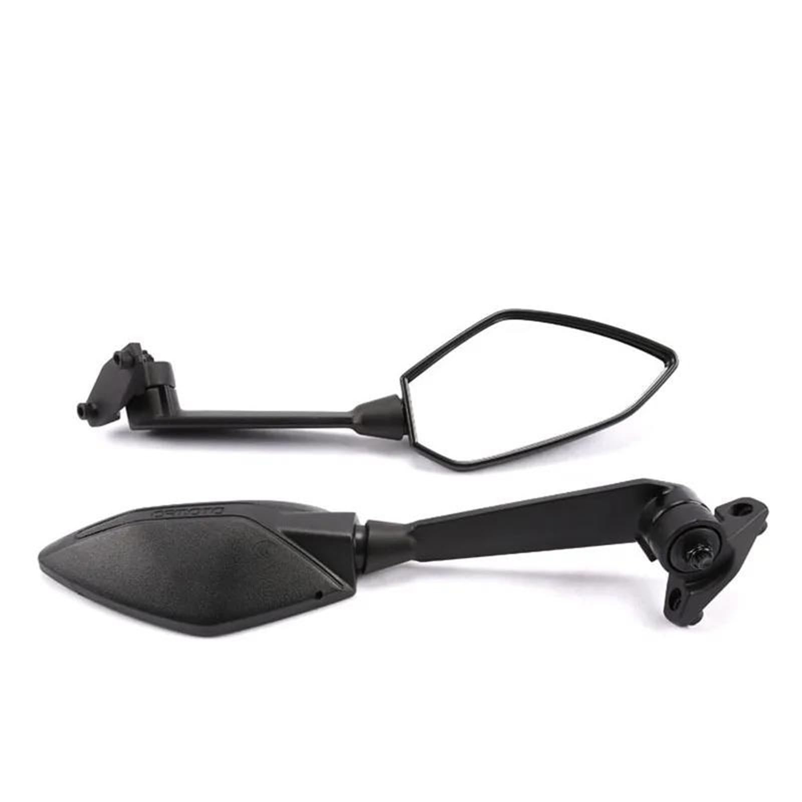 Lenkerspiegel Motorrad-Rückspiegel, Marken-Motorrad-Seitenspiegel, Klare Sicht, Schwarz Für CFMOTO 400GT 650GT CF400-5 CF650-8(A pair) von FGRggds