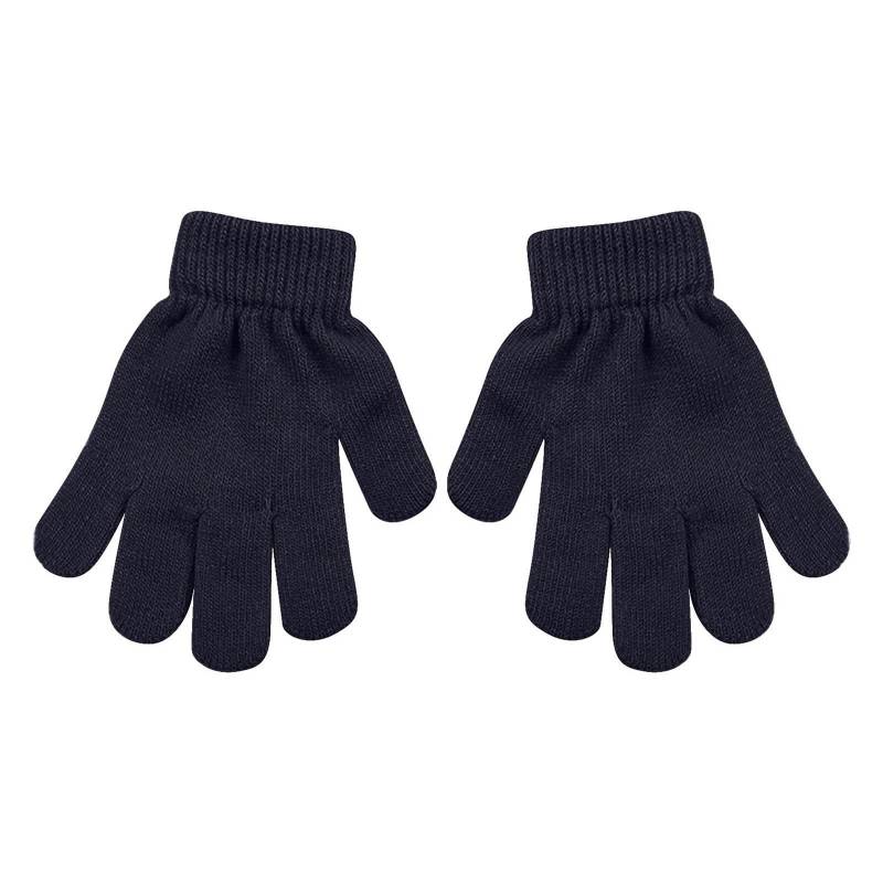 FGUUTYM 1 Paar Winterhandschuhe für, dehnbar, warm, Großpackung, Mädchen, Schal Mütze (Navy, A) von FGUUTYM