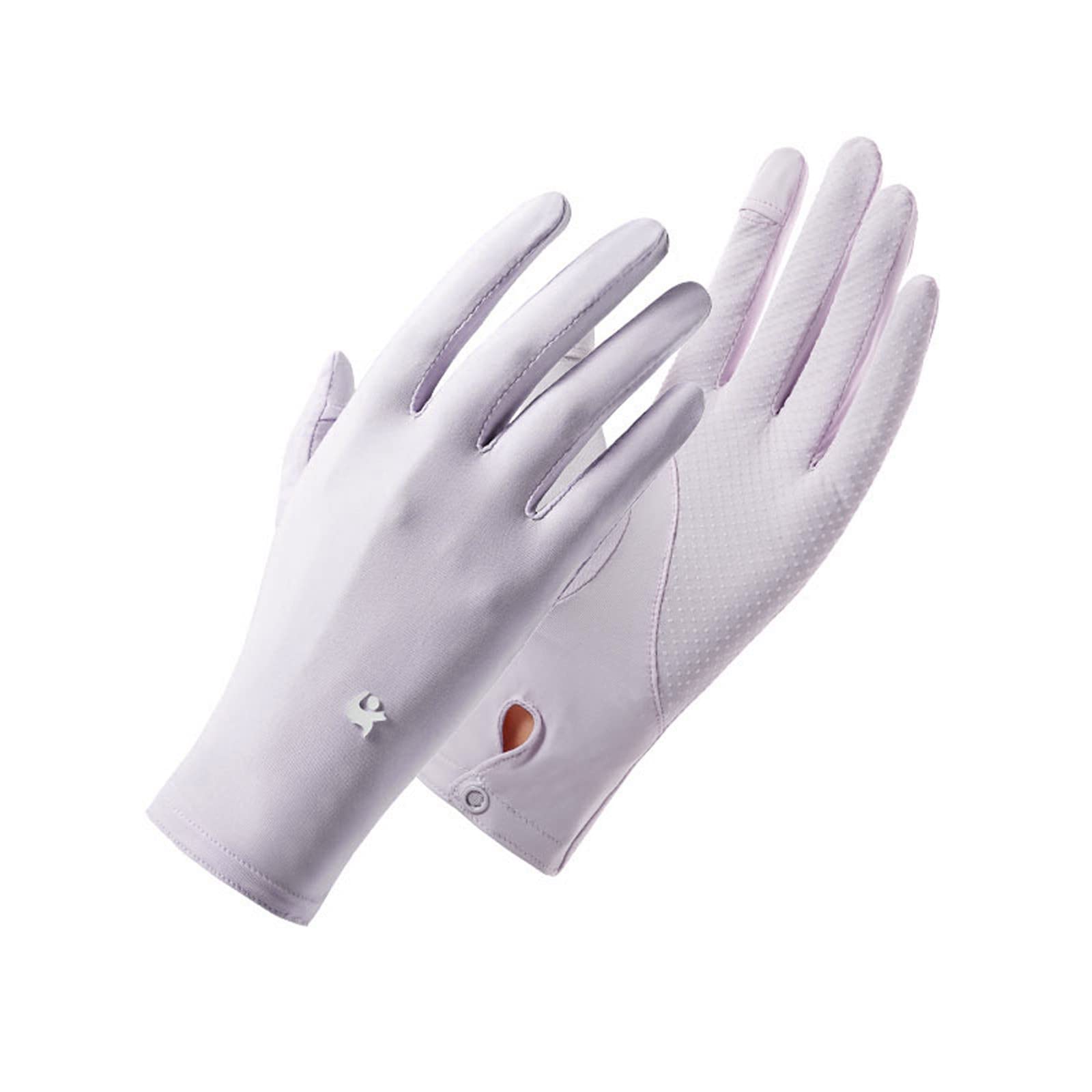 FGUUTYM Damen Handschuhe Handschuhe Non Driving Slip Sonnenschutz Outdoor-Handschuhe Schutzhandschuhe/Fäustlinge Ohrringe Pfau (Purple, One Size) von FGUUTYM