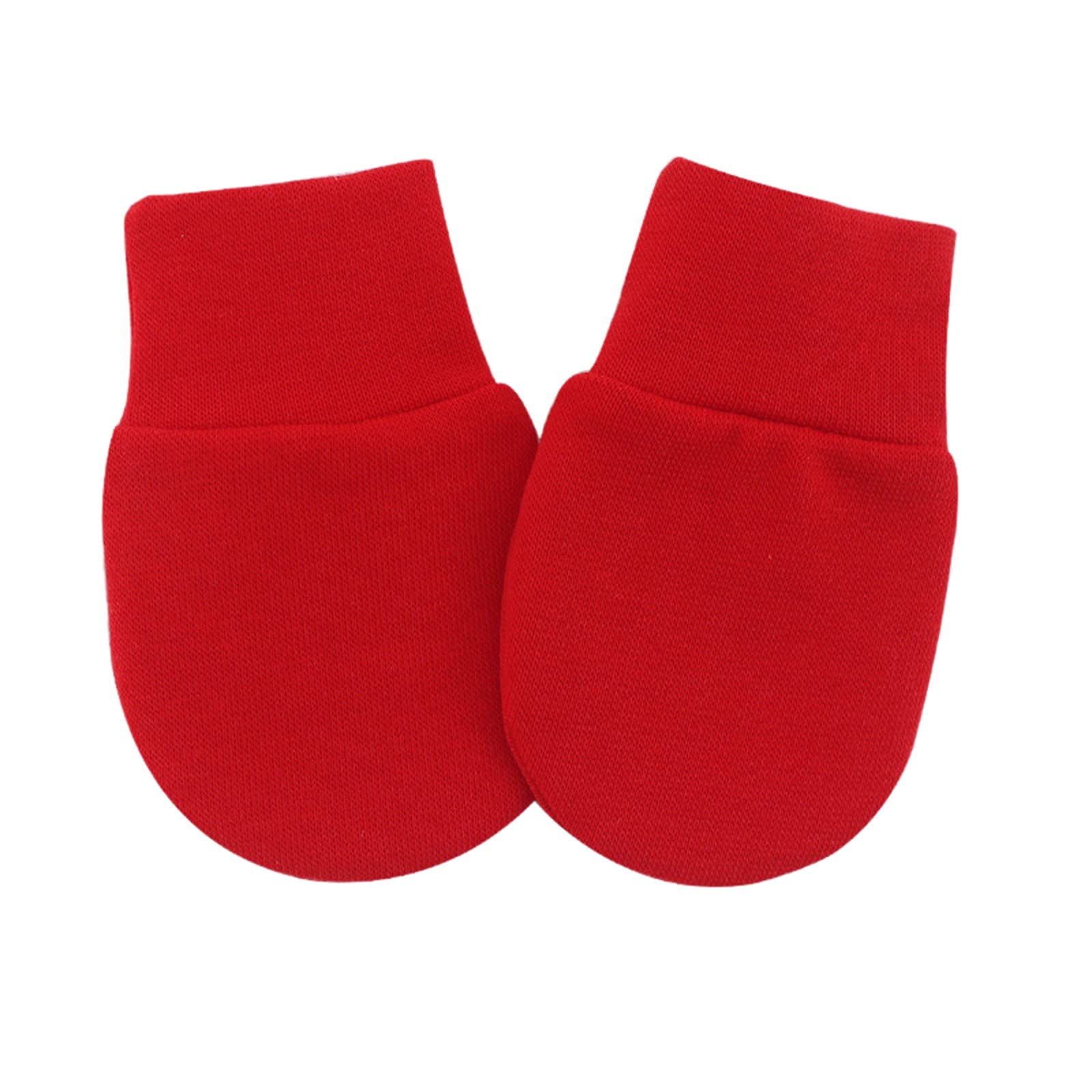 FGUUTYM Für 06 Unisex Baumwolle Scratch No Fäustlinge Fäustlinge Säuglingshandschuhe Handschuhe Kleinkind Monate Baby Baby Handschuhe Kostüm Pfau Accessoires (Red, One Size) von FGUUTYM