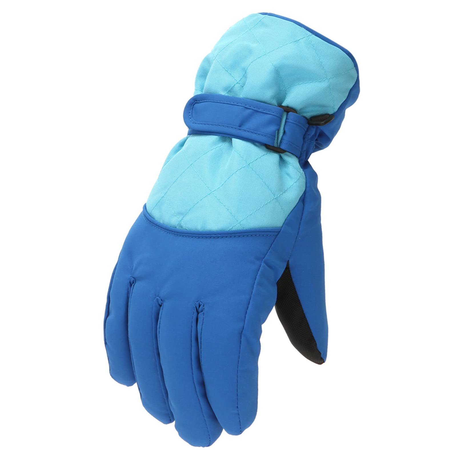 FGUUTYM Größe Kinderhandschuhe Winddicht Schnee Snowboarden M/L Outdoor Ski Warm Skating Winter Kinderhandschuhe & Fäustlinge Kinderhandschuhe Wasserdicht (Blue, M) von FGUUTYM