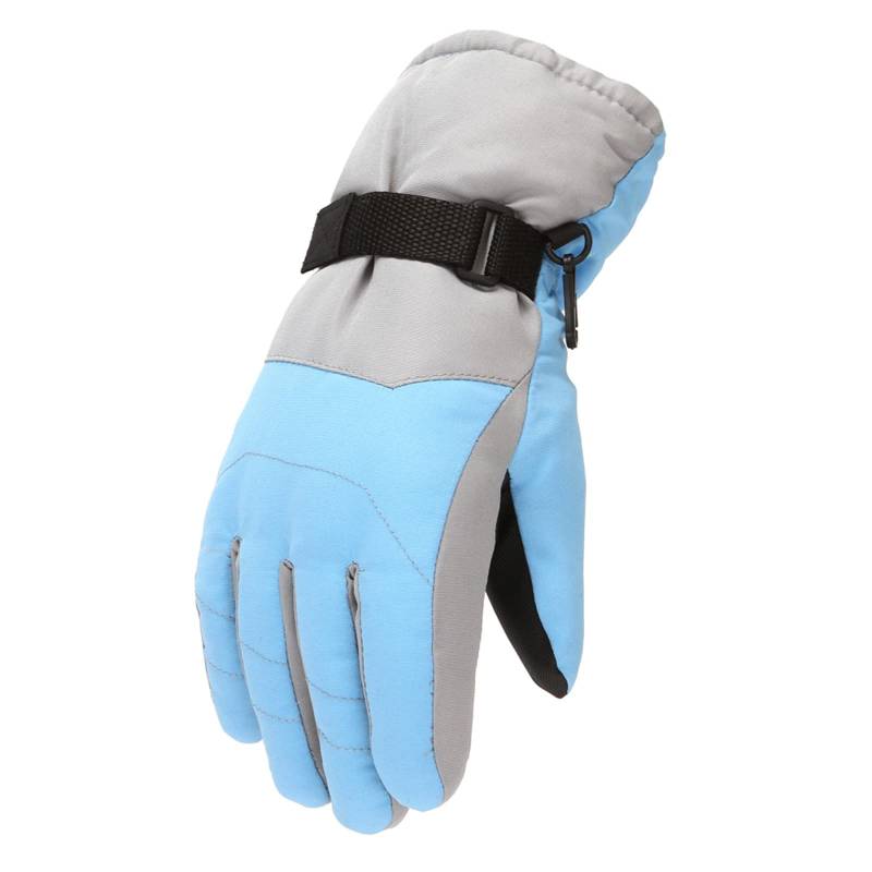 FGUUTYM Winter Schnee Outdoor Ski Größe Snowboarding Warme Handschuhe M/L Winddicht Skating Handschuhe & Fäustlinge Skihandschuh 8 (Light blue, M) von FGUUTYM