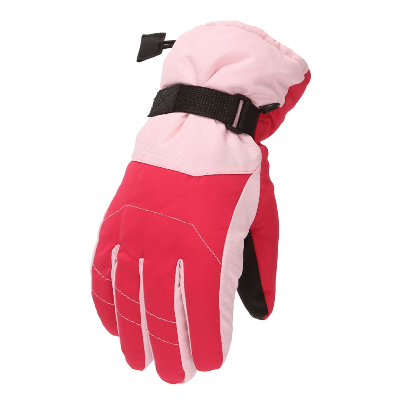 FGUUTYM Winter Schnee Outdoor Ski Größe Snowboarding Warme Handschuhe M/L Winddicht Skating Handschuhe & Fäustlinge Skihandschuh 8 (Pink, L) von FGUUTYM