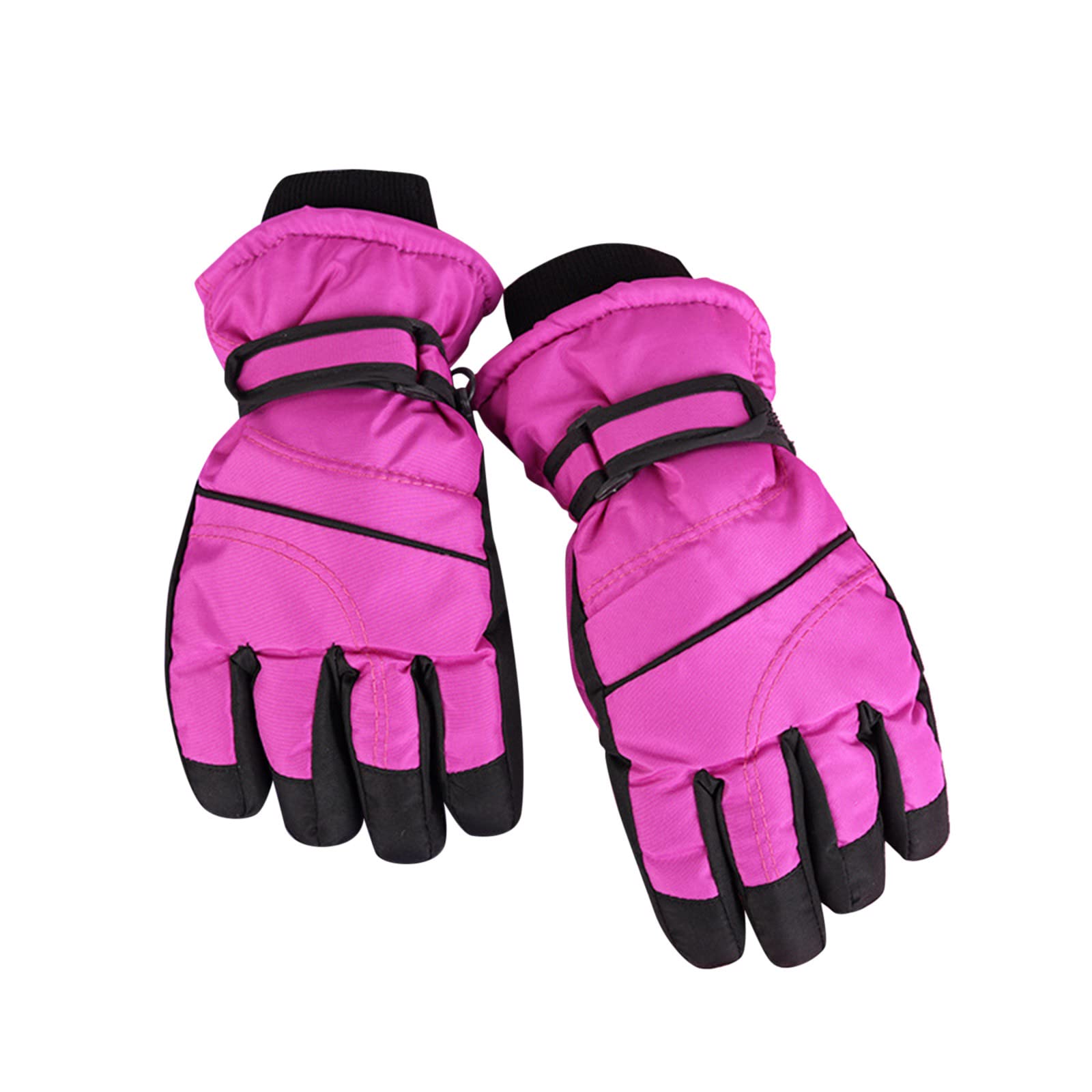 FGUUTYM Winter Warme Winddichte Kaltwetter Outdoor Sporthandschuhe Für Fleece Schnee Handschuhe Skihandschuhe Mütze Schal Handschuhe Set Junge (B, One Size) von FGUUTYM