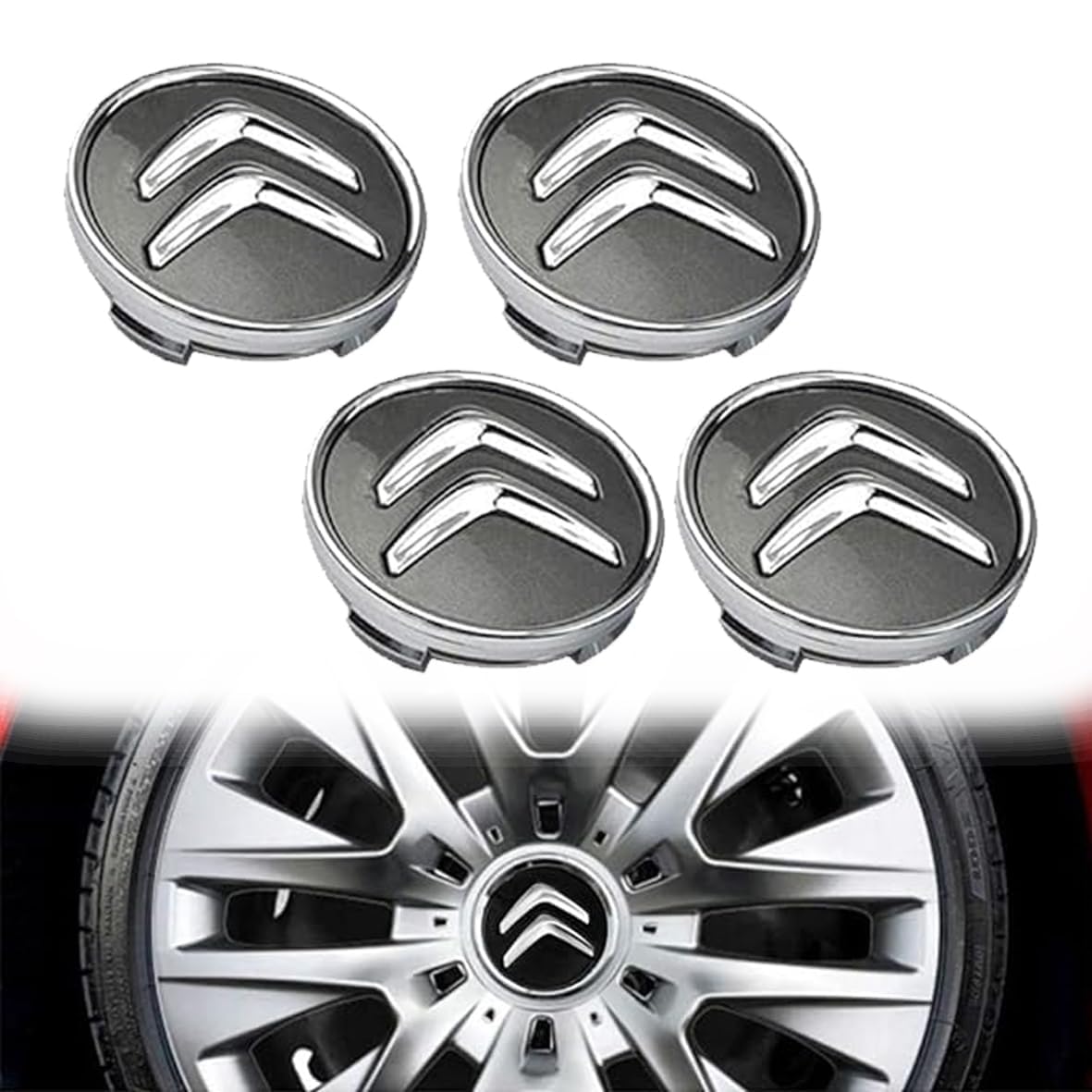 4 Stück 60mm Auto Radnabenkappen Nabendeckel für Citroen Xsara Picasso, Radnabenabdeckung Center Felgendeckel Radkappen Wheel Caps,normal-B 4 Stück 60mm Auto Radnabenkappen Nabendeckel für Citroen Xsara Picasso, Radnabenabdeckung Center Felgendeckel Radkappen Wheel Caps,normal-B von FGXBD