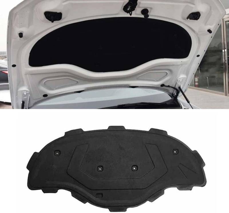 FGXBD Fronthaube Wärme Schalldämmung Baumwolle für Audi A6 C7 2011-2018, Auto Motor Matte Haube Schaum Feuerfest Innen Zubehör von FGXBD