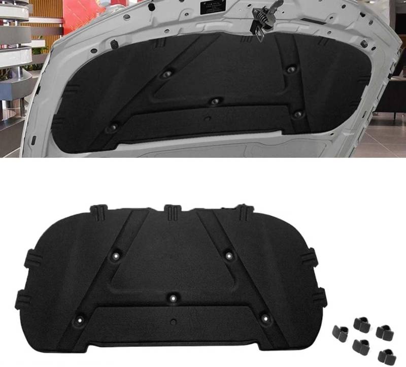 FGXBD Fronthaube Wärme Schalldämmung Baumwolle für BMW 120I 128I 130I 135I 2007-2011, Auto Motor Matte Haube Schaum Feuerfest Innen Zubehör von FGXBD