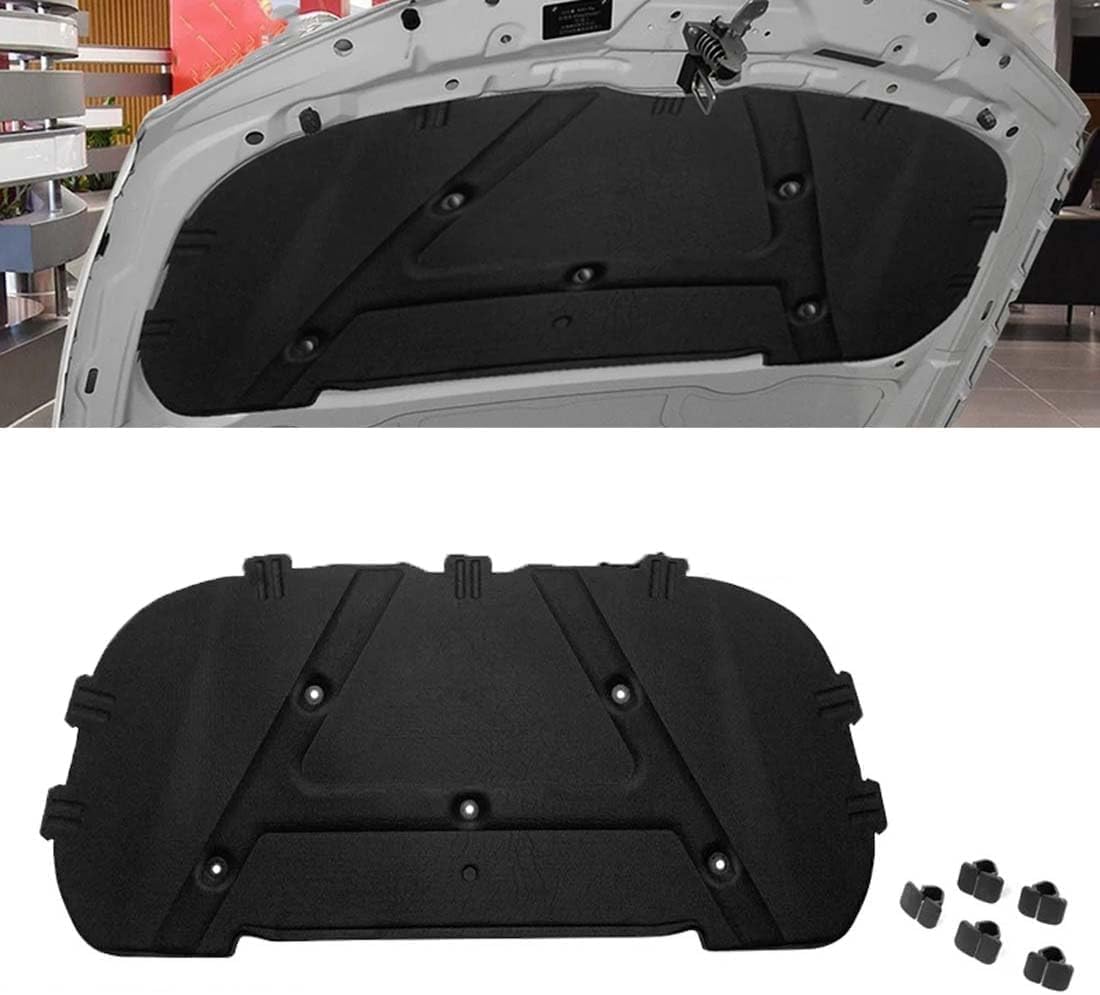 FGXBD Fronthaube Wärme Schalldämmung Baumwolle für BMW E81 E82 E88 E87 2007-2011, Auto Motor Matte Haube Schaum Feuerfest Innen Zubehör von FGXBD