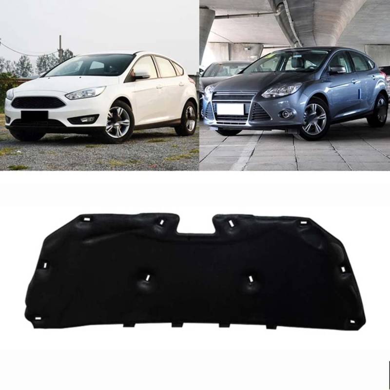 Fronthaube Wärme Schalldämmung Baumwolle für Ford Focus MK3 2011-2018, Auto Motor Matte Haube Schaum Feuerfest Innen Zubehör von FGXBD