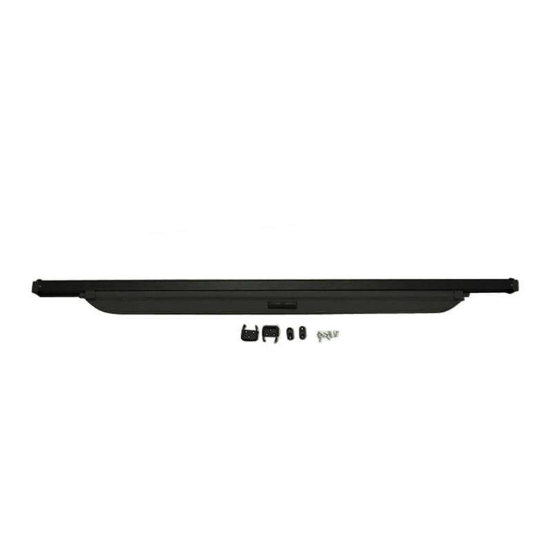 FHCBUTAE Für Toyota Für Land Cruiser Für Prado LC120 FJ120 2003-2009 Kofferraumabdeckung Sicherheitsschild Heckgepäckvorhang Trennwand Sichtschutz Auto-Laderaumabdeckung(Schwarz) von FHCBUTAE