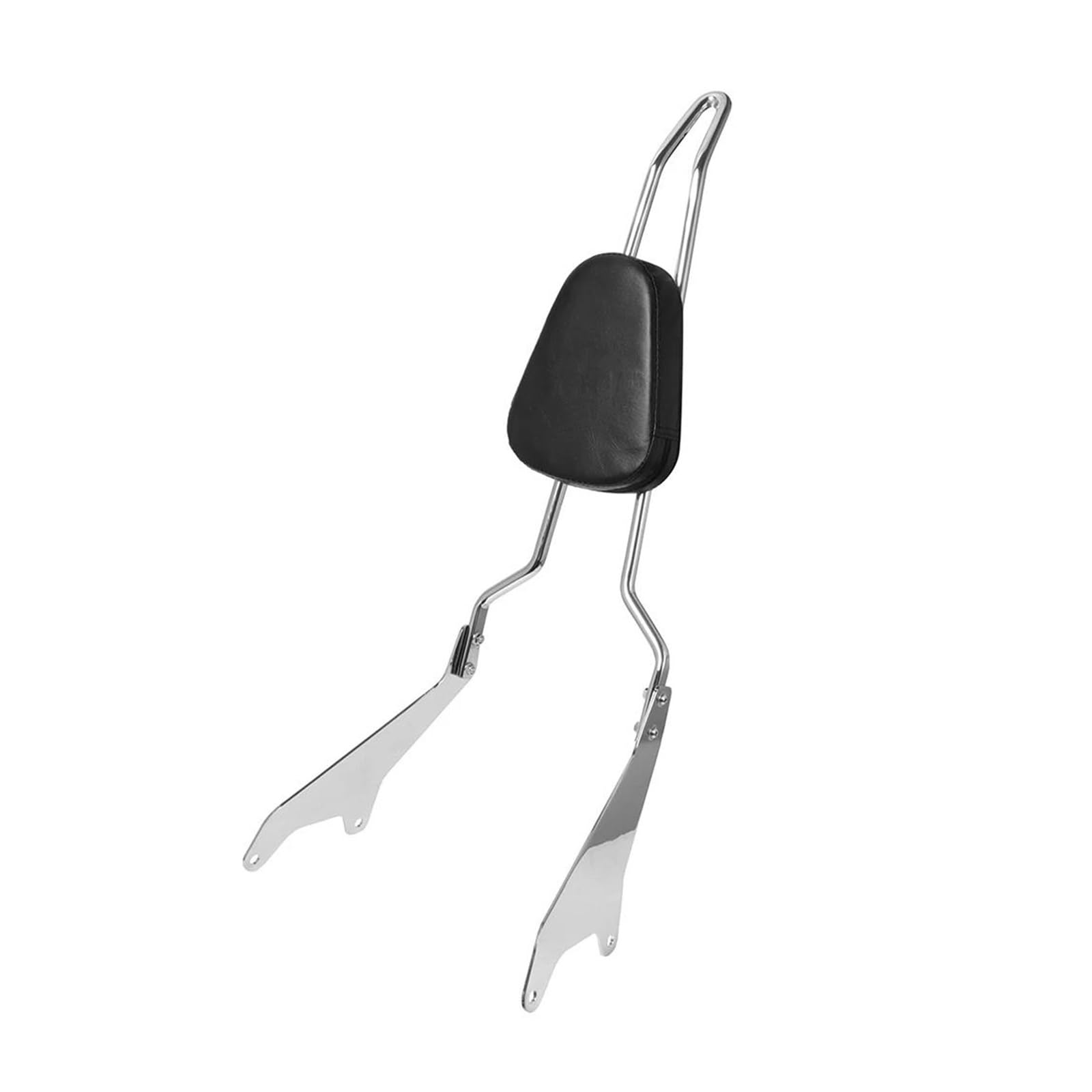 Hinterradgepäckträger Für Y&amaha Für Star Für Bolt XV950 Für Bolt XVS950 2014-2019 Motorrad-Rückenlehne Für Beifahrer, Sissy Bar, Abnehmbar, Schwarz/Chrom Gepäckträger Hinten(Chrome) von FHCBUTAE