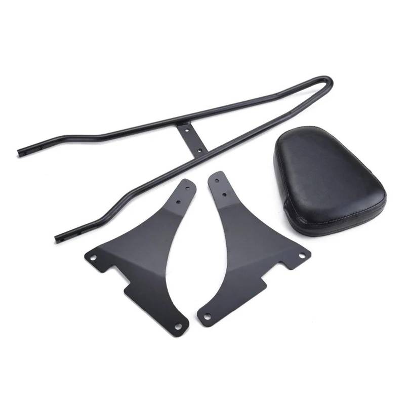 Hinterradgepäckträger Motorrad-Gepäckträger Sissy Bar, Polsterhalterung Für Die Rückenlehne des Beifahrers Hinten, Für Harley Für Davidson XLH1200 XLH883 XL1200S Gepäckträger Hinten von FHCBUTAE