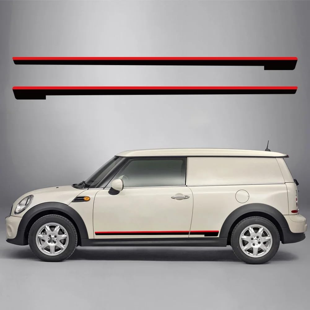 Auto Seite Aufkleber Vinyl DIY Aufkleber Dekoration Auto Tuning Zubehör, für Mini Cooper S One JCW F56 F55 F60 R56 R60 R61 R56 F54 von FHIHUEPR