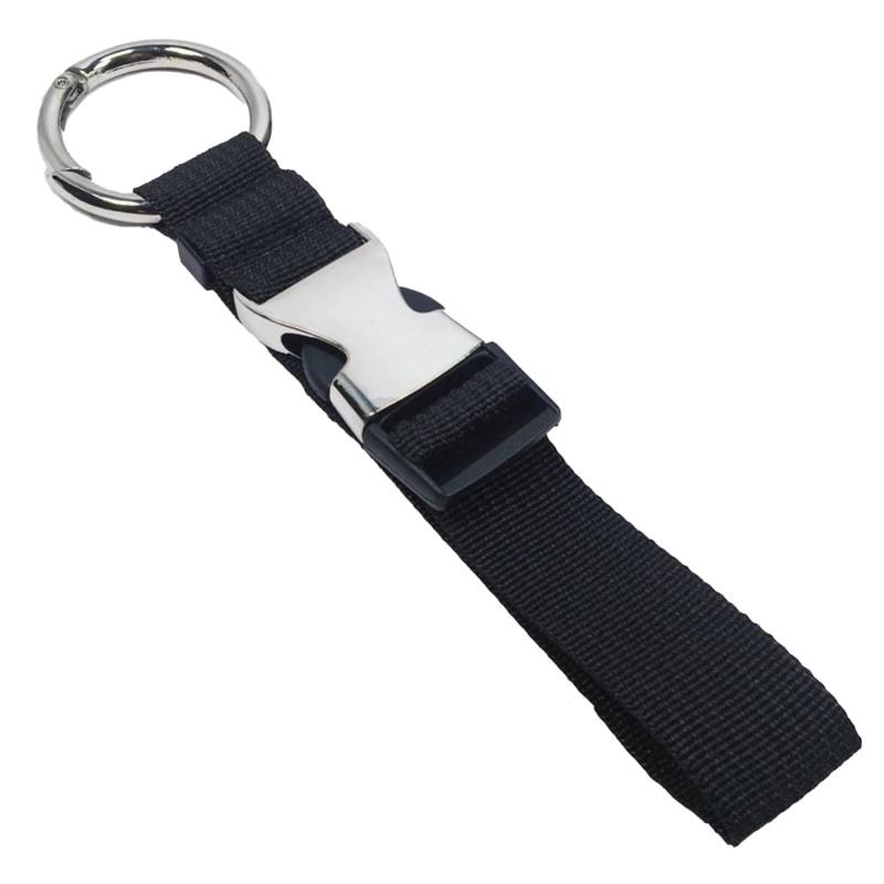 FIBOUND Gepäckgurt, Gepäckgurte Jackengreifer, Luggage Strap, Schwarz, Nylon, Verstellbar, Befestigung von Reiseaccessoires, Schwarz, 28 cm x 5 cm von FIBOUND